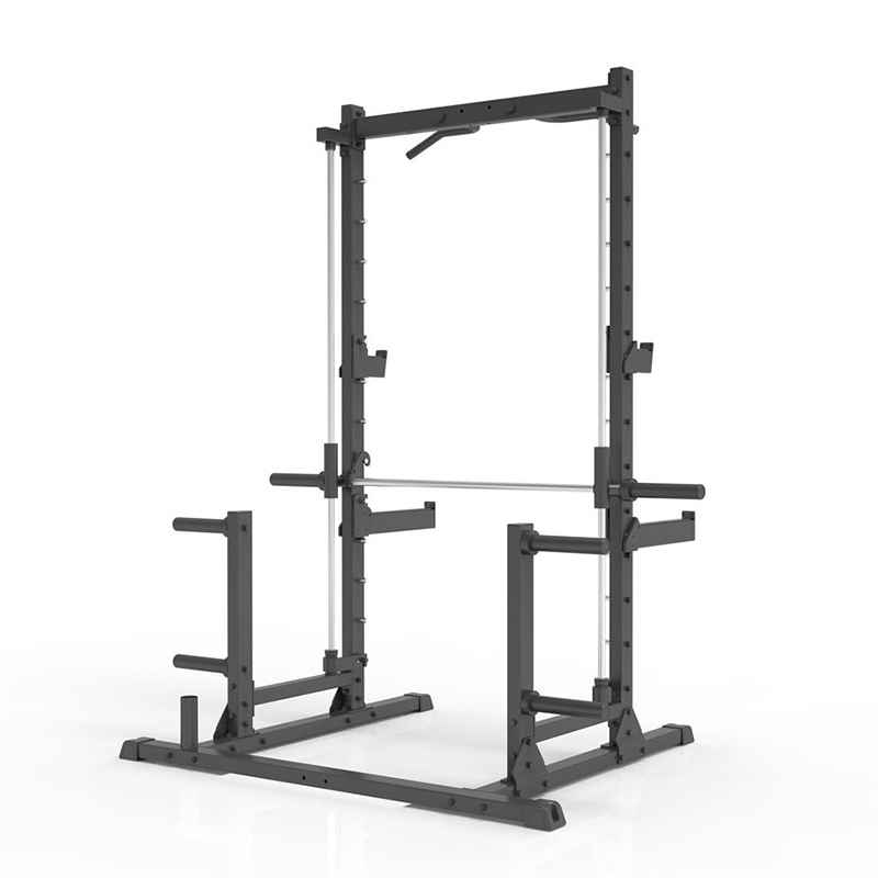 Pro Series Plate Loaded, Half Cage Smith Machine