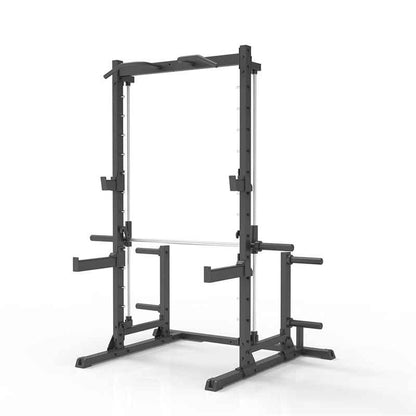 Pro Series Plate Loaded, Half Cage Smith Machine